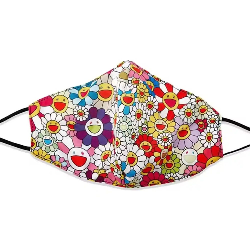 NWT Takashi Murakami Reusable Floral MOMA Mask